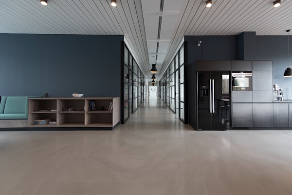 Modern office workspace